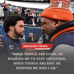 Caleb Williams’ Emotional Tribute to His Father After Bears’ Win Moves Fans to Tears