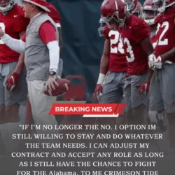 Veteran Alabama Star Takes Pay Cut, Choosing Loyalty Over Money in Defining Crimson Tide Moment