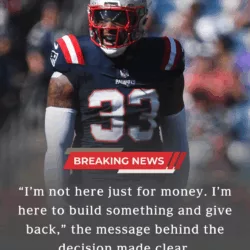 HEART BREAKING: Amid a Turbulent Rebuild, a Patriots Role Player Chooses Loyalty Over Money