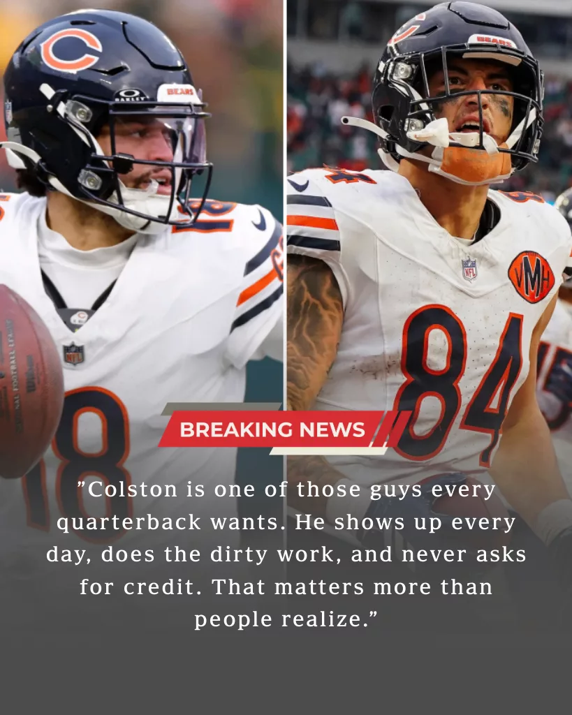 Caleb Williams Praises Colston Loveland After Difficult Season, Showing Leadership in Chicago’s Future