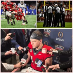 BREAKING NEWS: All seven officials overseeing the game between the Georgia Bulldogs and Ole Miss have been suspended pending an investigation, after the NCAA Board of Governors identified a series of controversial decisions.