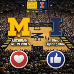 SCHEDULE UPDATE: Michigan Wolverines vs. Illinois Fighting Illini – Crucial Big Ten Matchup Sees Time Change