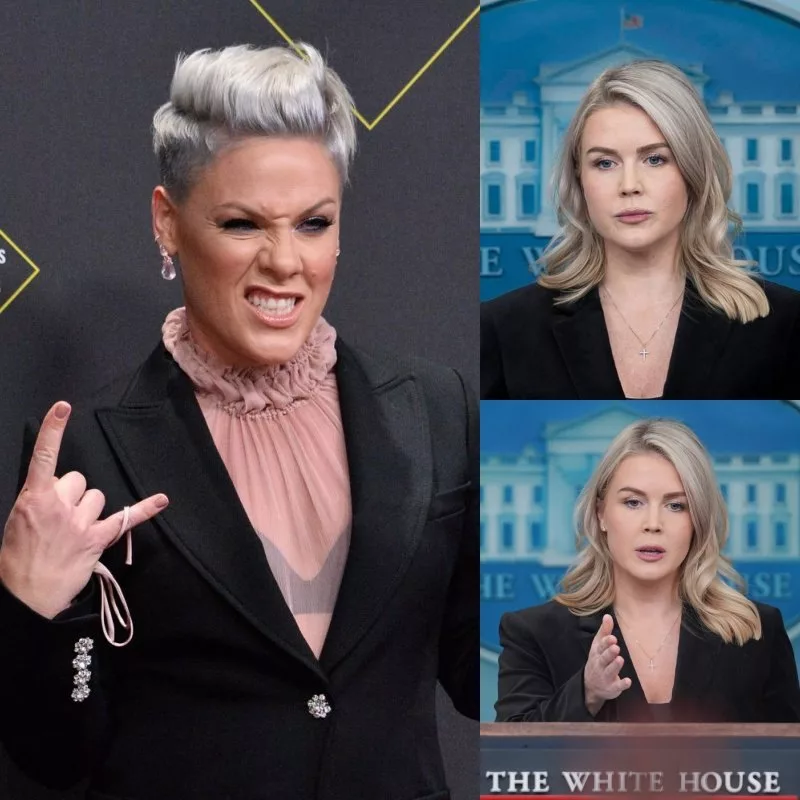 Cover Image for “Sit down — who do you think you’re representing?”: P!nk left Karoline Leavitt speechless in a shocking live TV moment When Karoline Leavitt publicly belittled P!nk on live television, mocking her as “just a pop star living in privilege who doesn’t understand the real world,” no one could have predicted what would happen next.