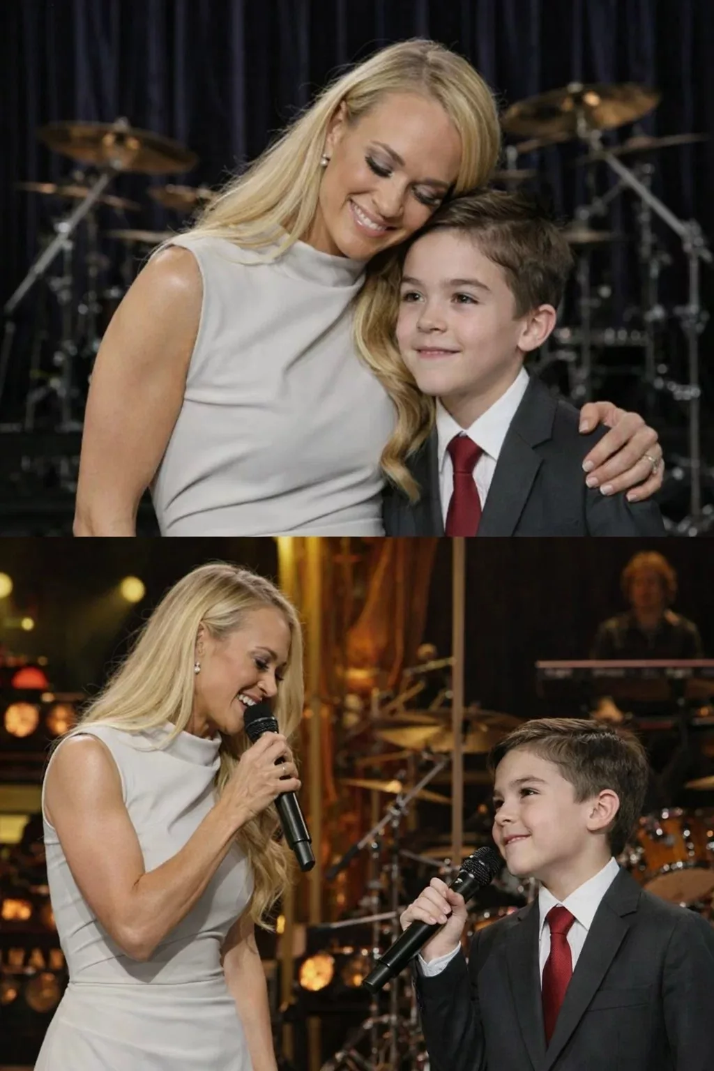 Cover Image for CARRIE UNDERWOOD HAS WON EVERY AWARD IN COUNTRY MUSIC. BUT LAST NIGHT, HER SON GAVE HER THE ONE TROPHY SHE NEVER HAD.