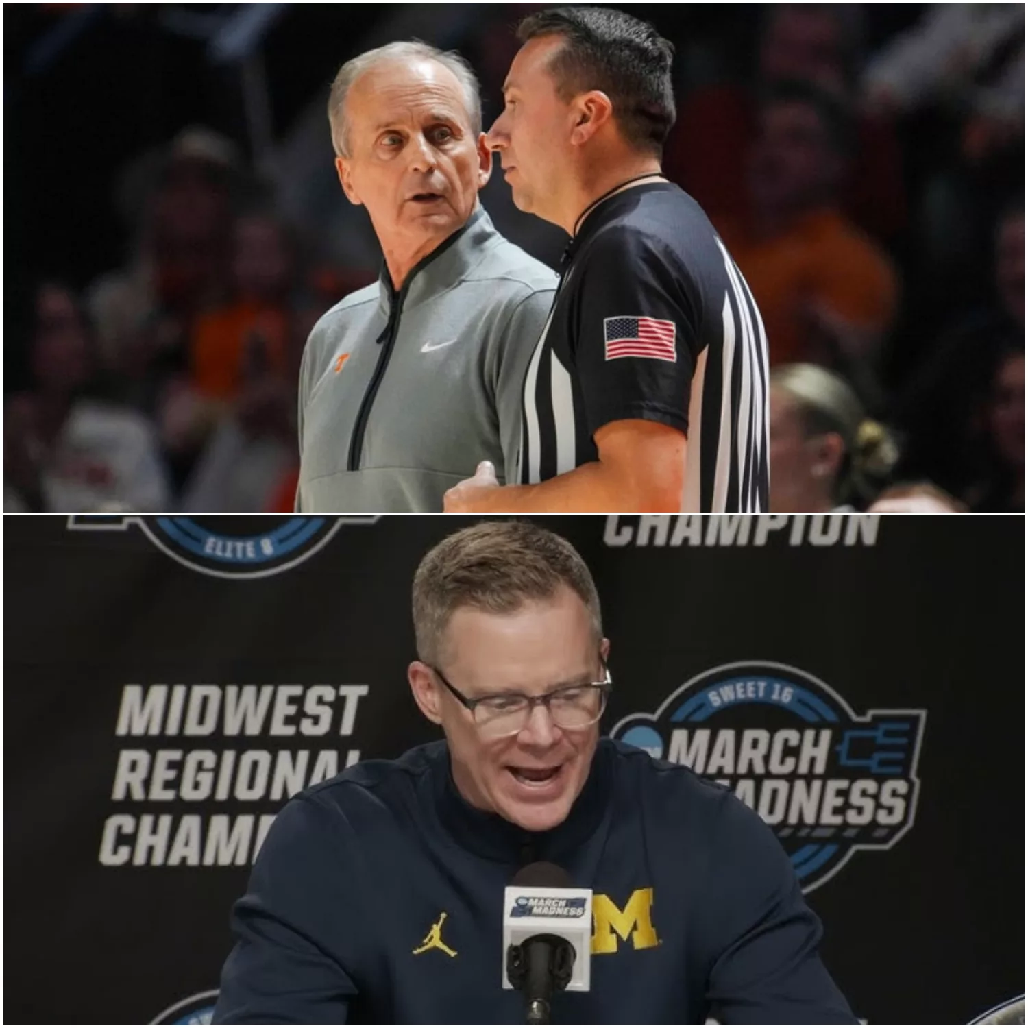 Cover Image for A Breakdown of Class: Rick Barnes Disciplined Following Profane Outburst Toward Dusty May in Tournament Rout