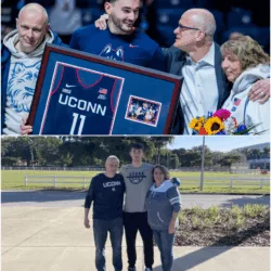 A Legacy Beyond the Court: Alex Karaban Honors Parents Following Historic Victory Over Seton Hall