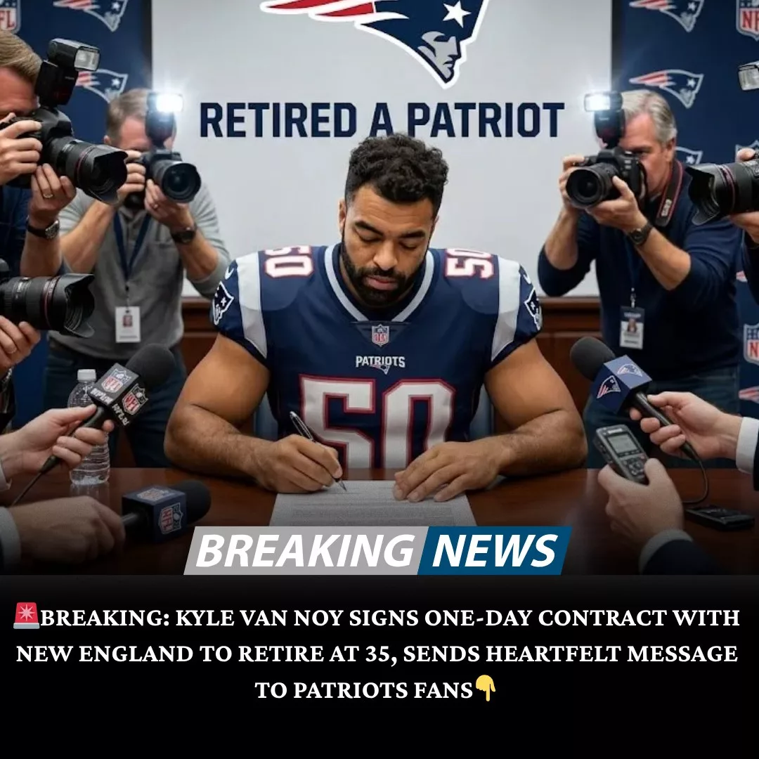 Cover Image for 🚨 BREAKING: Kyle Van Noy Comes Home — A Patriot Forever Says Goodbye the Right Way