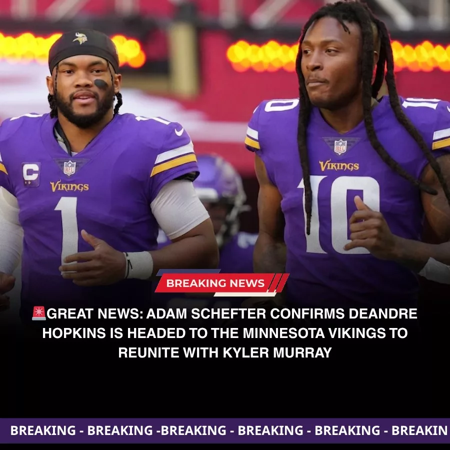 Cover Image for 🚨 BREAKING: DeAndre Hopkins Joins the Vikings — A Reunion That Could Reshape the NFC