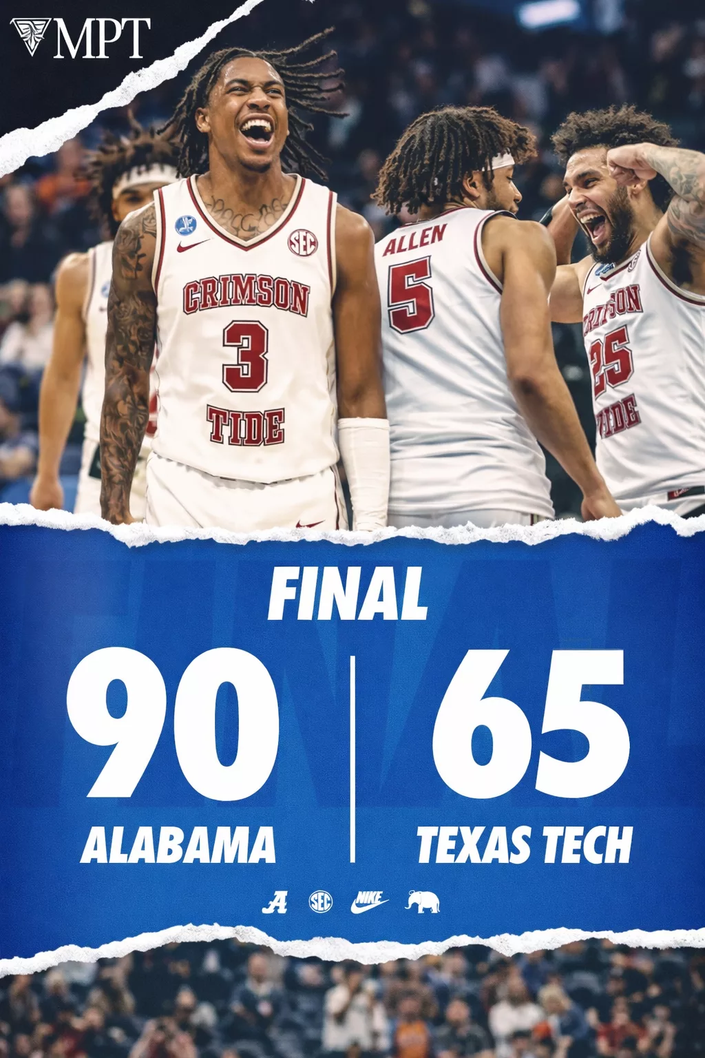 Cover Image for “We Heard the Noise—But Our Fans Never Left”: Nate Oats Delivers Emotional Message After Alabama’s Statement Win Over Texas Tech