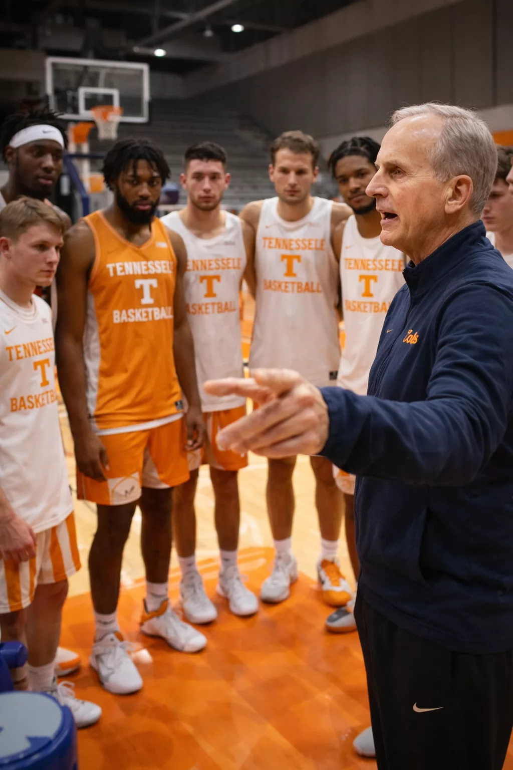 Cover Image for 🔥 “NOT ABOUT PLAYS — ABOUT PURPOSE”: Rick Barnes’ Emotional Speech Before Iowa State Clash Leaves Tennessee Locked In