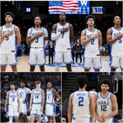 THE ANTHEM OF THE BROTHERHOOD: Jon Scheyer’s Unforgettable Postgame Moment at Cameron Indoor