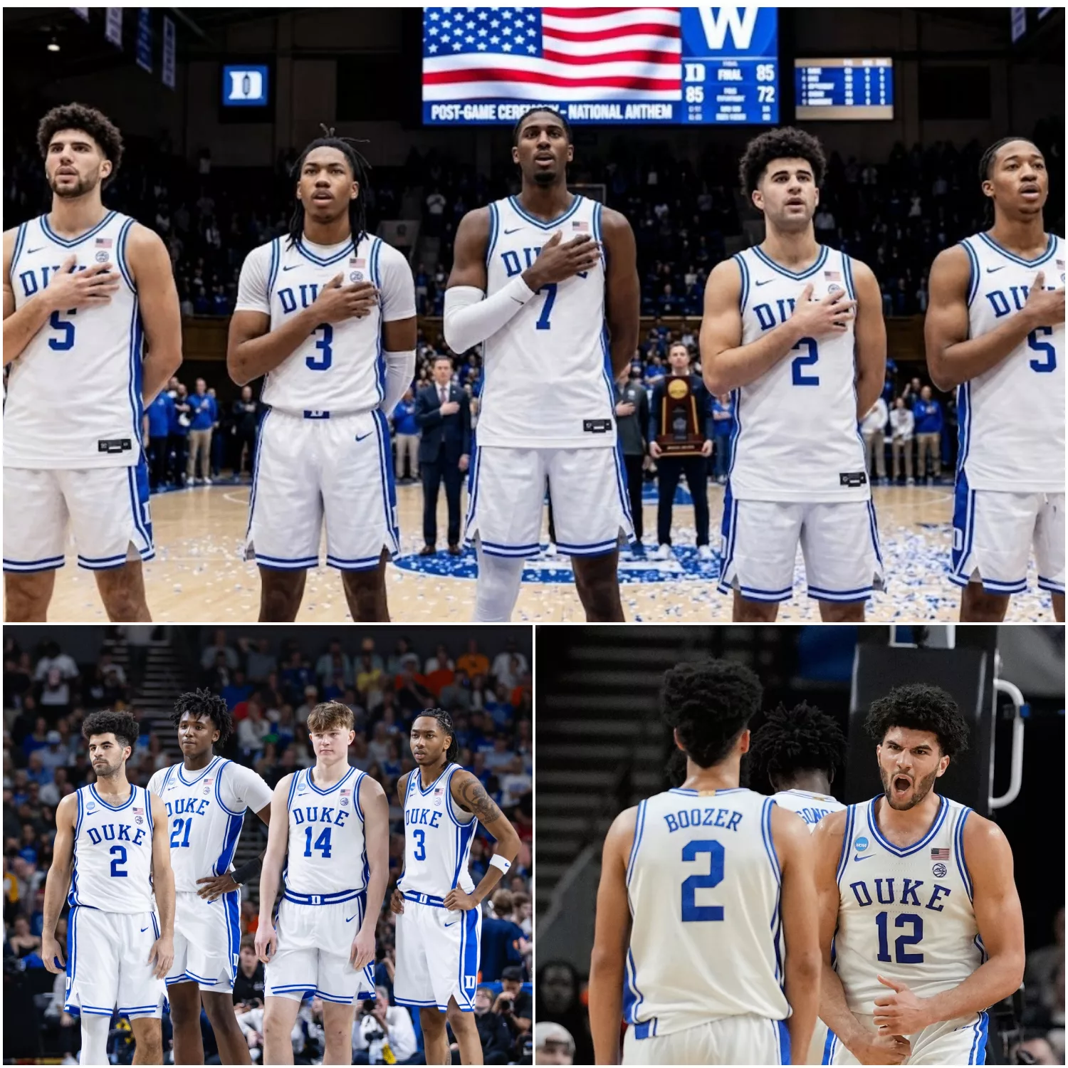 Cover Image for THE ANTHEM OF THE BROTHERHOOD: Jon Scheyer’s Unforgettable Postgame Moment at Cameron Indoor