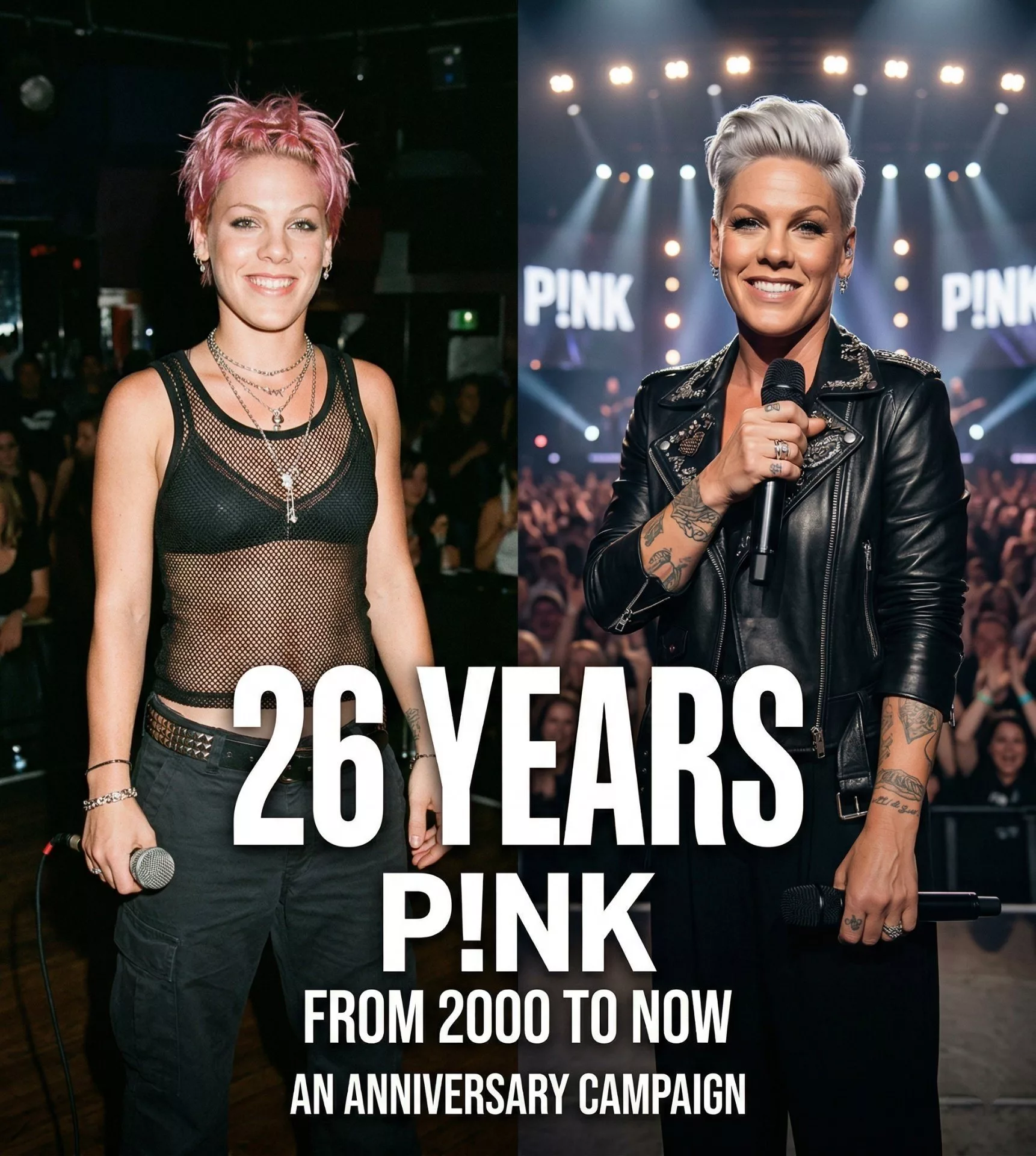 Cover Image for 26 YEARS OF FIRE: P!nk Announces Her 2026 World Tour — A Celebration of a Fearless Legacy in Music
