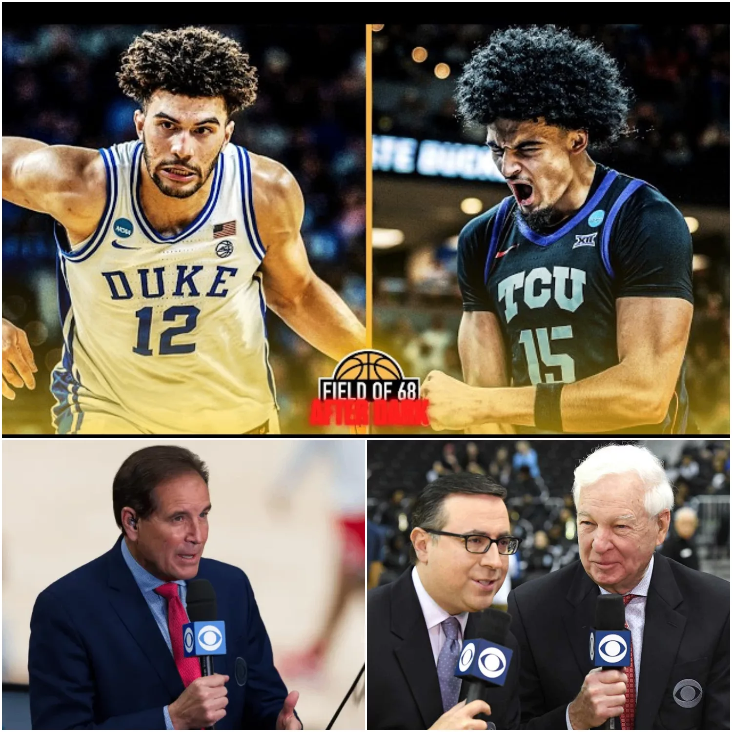 Cover Image for “SIT DOWN, BILL.” — Jim Nantz Silences Bill Raftery in Viral Duke-TCU Debate