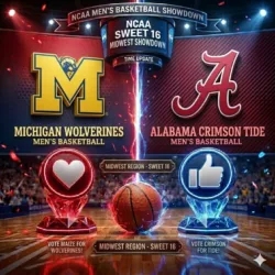 CLASH OF THE TITANS: Michigan and Alabama Set for Rescheduled Sweet 16 "Do-or-Die" Showdown