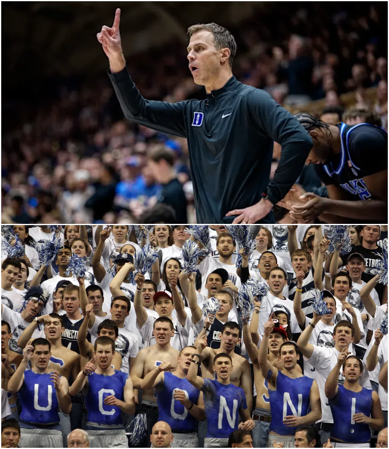 Cover Image for LOCKING OUT THE LOUD: Jon Scheyer Demands Ticket Caps on “Toxic” UConn Fans Ahead of Elite Eight War