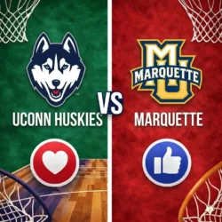 STAKING THE CROWN: No. 4 UConn and Marquette Set for Prime-Time regular Season Finale