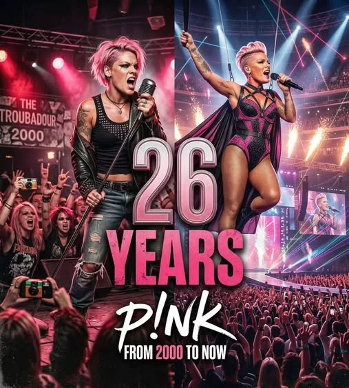 Cover Image for 26 YEARS OF P!NK: THE REBEL, THE ICON, THE LEGEND P!nk first exploded onto the music scene with a voice, attitude, and energy the world couldnāt ignore ā and now, 26 years later, that journey is being transformed into a moment so powerful fans wonāt be able to scroll past it.