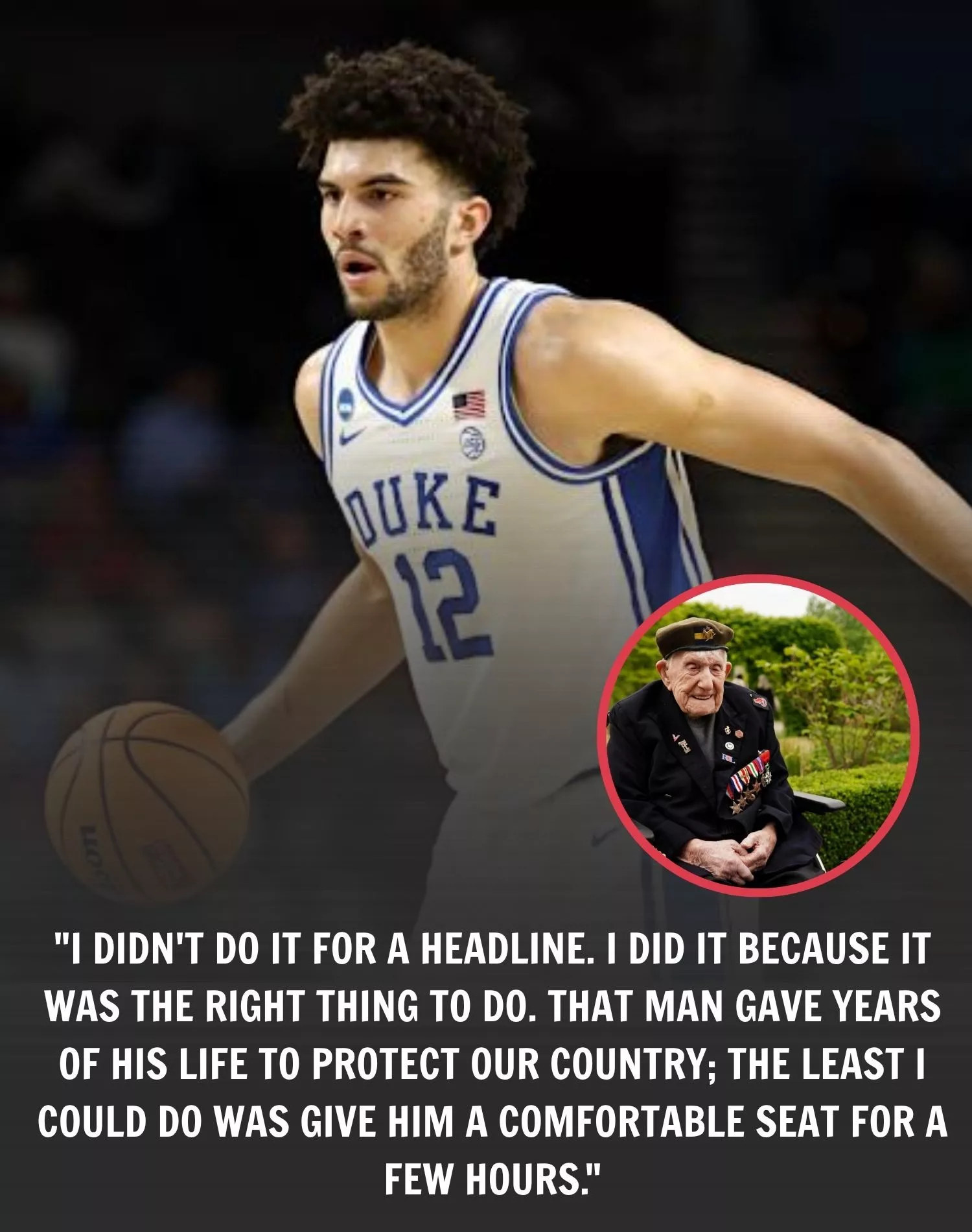 Cover Image for BREAKING NEWS: The entire basketball world is buzzing after Duke standout Cameron Boozer stunned passengers on a commercial flight with an unexpected gesture.