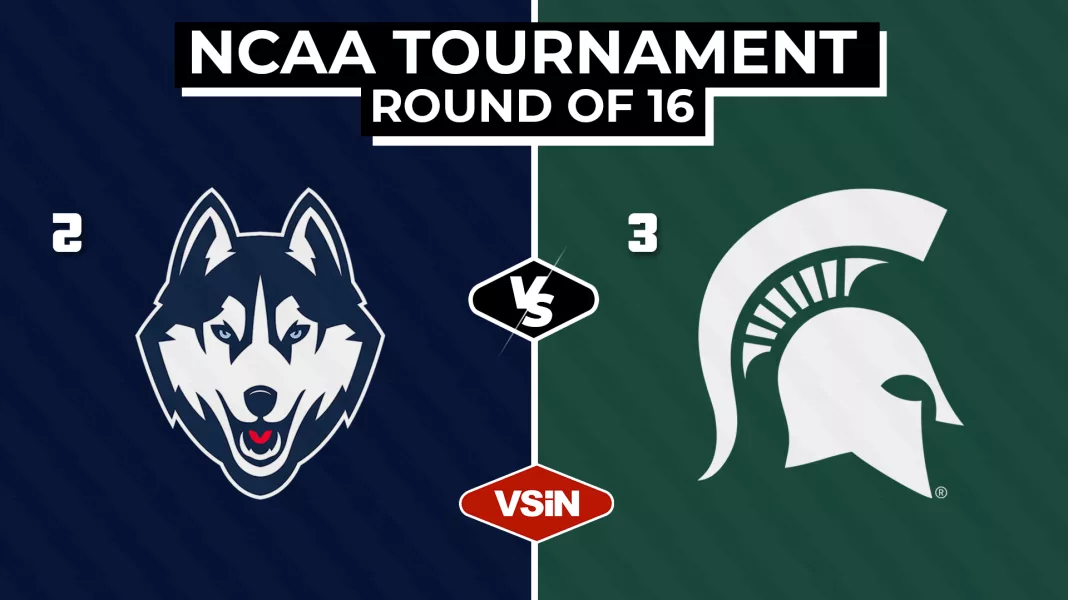 Cover Image for 🚨 PRIME-TIME SHOWDOWN: UConn vs No. 3 Michigan State Set for a High-Stakes Battle Under the Lights 🏀🔥