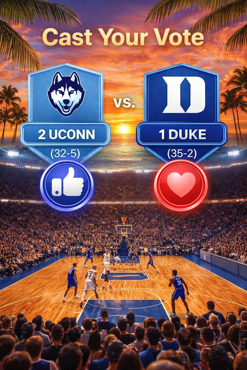 Cover Image for 🚨 PRIME-TIME ALERT: UConn vs. Duke Just Got Bigger — Sudden Broadcast Change Sends Shockwaves Across College Basketball! 🚨