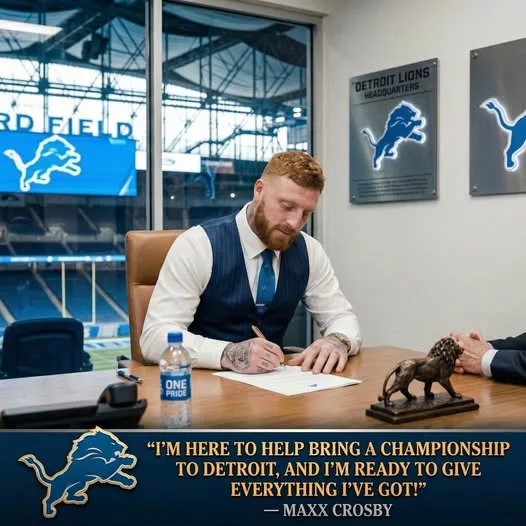 Cover Image for 🦁 Detroit just made a statement — and the entire NFL heard it loud and clear. Maxx Crosby’s $128M deal isn’t just about money… it’s about intent. The Lions are done rebuilding, done waiting — they’re going all-in. This move screams one thing: championship or nothing. 🔥 Crosby brings relentless energy, leadership, and a mindset that could transform this defense overnight. But with big moves come even bigger expectations. 👉 Is this the final piece Detroit needed to become a true contender? Or is the pressure about to reach a whole new level? The answer could define their season… 👀