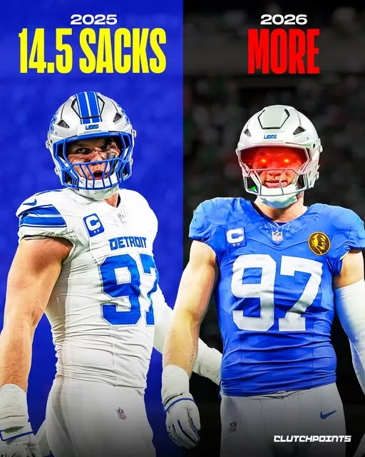 Cover Image for Aidan Hutchinson isn’t just back — he’s coming for everything in 2026 😤🔥  After a dominant 14.5-sack season silenced every doubt, Hutch has re-established himself as one of the most feared edge rushers in the NFC. Now with a massive $180M extension and a new partner in crime alongside him, the Lions’ defense is leveling up in a big way.  But this season isn’t about proving anything anymore… it’s about taking what’s his. The Defensive Player of the Year conversation is already heating up — and Hutchinson is right at the center of it.  👉 Can he finish what he started and claim the crown in 2026? This could be his biggest year yet… 👀