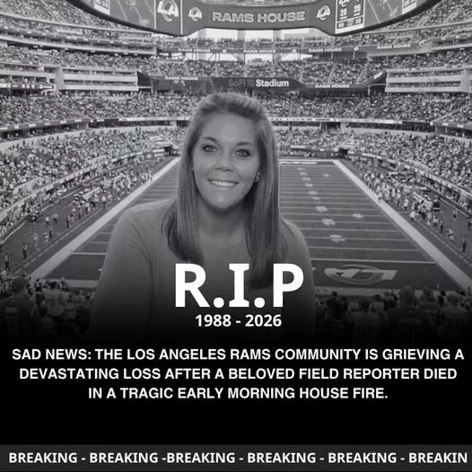 Cover Image for 💔 A heartbreaking loss has shaken the Rams community 👇  A longtime reporter who spent a decade covering the Los Angeles Rams has tragically passed away at just 37 following a devastating house fire. Known for her dedication, passion, and deep connection with both the team and its fans, her sudden loss has left a void that’s impossible to replace.  As details continue to emerge, the emotional impact is being felt across the entire NFL community, with fans, players, and colleagues coming together in grief and prayer.  What really happened that night… and why is her story touching so many hearts?  This is more than news — it’s a moment the Rams family will never forget. 💔
