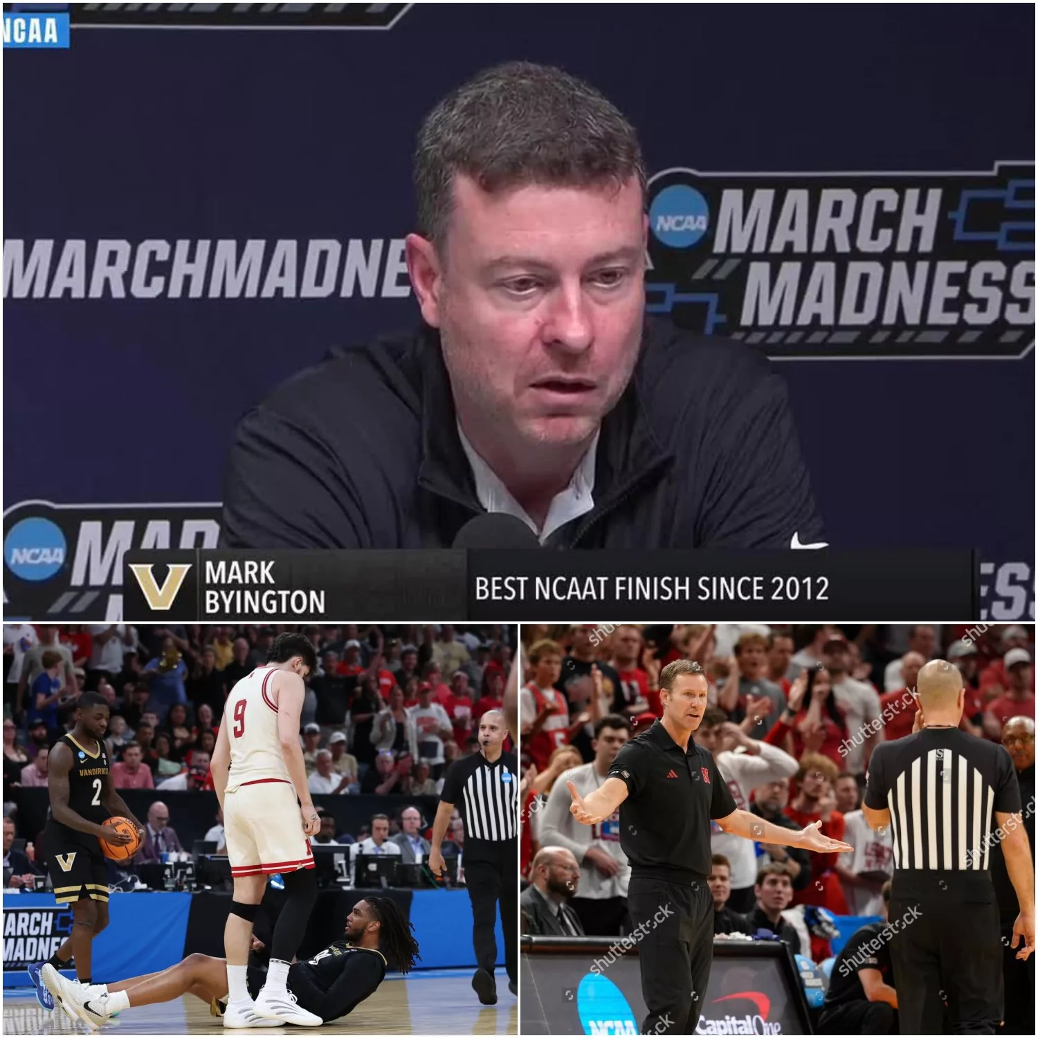 Cover Image for 🔥 “You Can’t Let a Whistle End a Season”: Mark Byington’s Explosive Postgame Message Ignites Controversy After Vanderbilt’s Heartbreaking Loss