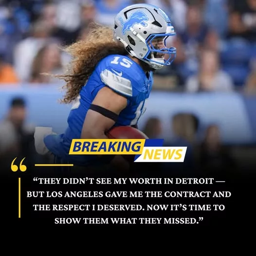 Cover Image for š„ Ex-Lions LB Fires Back at Former Team, Vows to Prove His Worth in Los Angeles Sometimes, a fresh start brings out a different kind of fire⦠and this former Lions linebacker is making that clear. After moving on from Detroit, heās not staying quiet. In fact, heās using every bit of doubt as fuel ā and heās already sending a message back to his old team. Los Angeles now becomes the stage, and heās determined to show he was more than just a replaceable piece. Bigger role, bigger chip on his shoulder, and something to prove every single snap. Was Detroit too quick to move on⦠or is this just talk? One thingās certain ā this matchup just got personal š