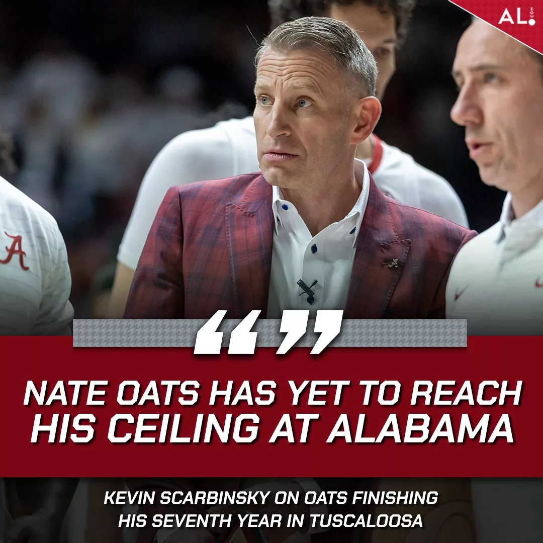 Cover Image for Scarbinsky: Nate Oats has yet to reach his ceiling at Alabama