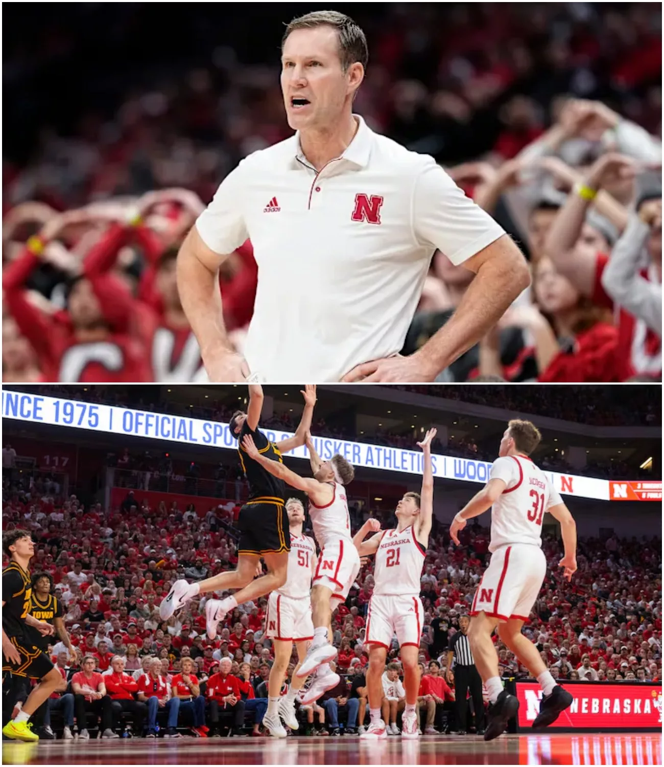 Cover Image for LOCKER ROOM EXPLODES AFTER SWEET 16: Nebraska Cornhuskers men’s basketball COACH Fred Hoiberg CONFIRMS PLAYER DISMISSAL FOLLOWING DEVASTATING LOSS TO Iowa Hawkeyes men’s basketball