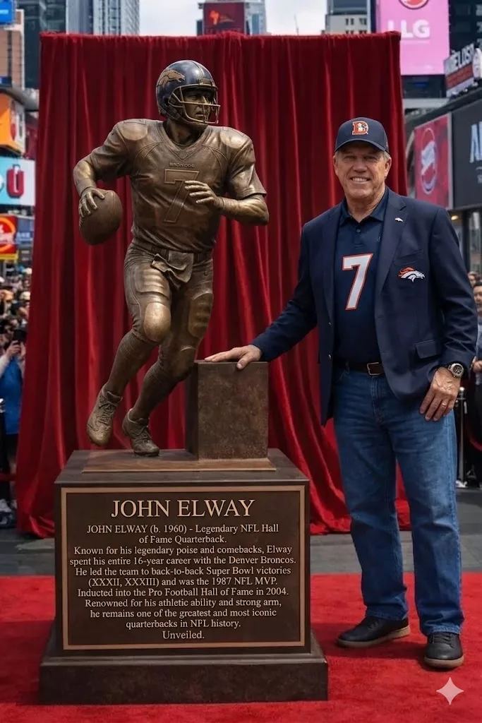 Cover Image for THE FOOTBALL LEGEND IMMORTALIZED IN BRONZE — John Elway and the Legacy That Defined the Denver Broncos