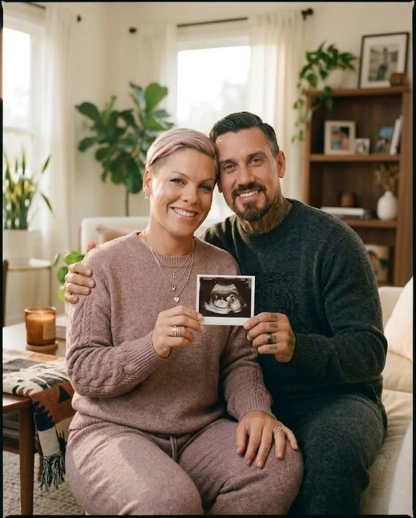 Cover Image for 🌸 Beautiful News from P!nk & Carey Hart! 🌸 The music world is filled with joy as P!nk and her husband Carey Hart have shared the most heartwarming family update — they’ve welcomed twins into their lives! 👶👶💖