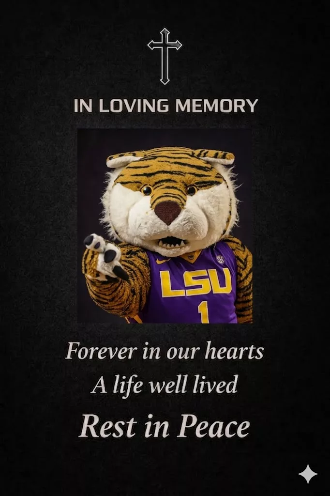Cover Image for Tragic Loss: LSU Tigers Community Mourns the Passing of Beloved Student Mascot at 19