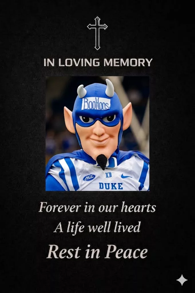 Cover Image for 💔 Tragic Loss: Duke Blue Devils Community Mourns the Passing of Beloved Student Mascot at 19