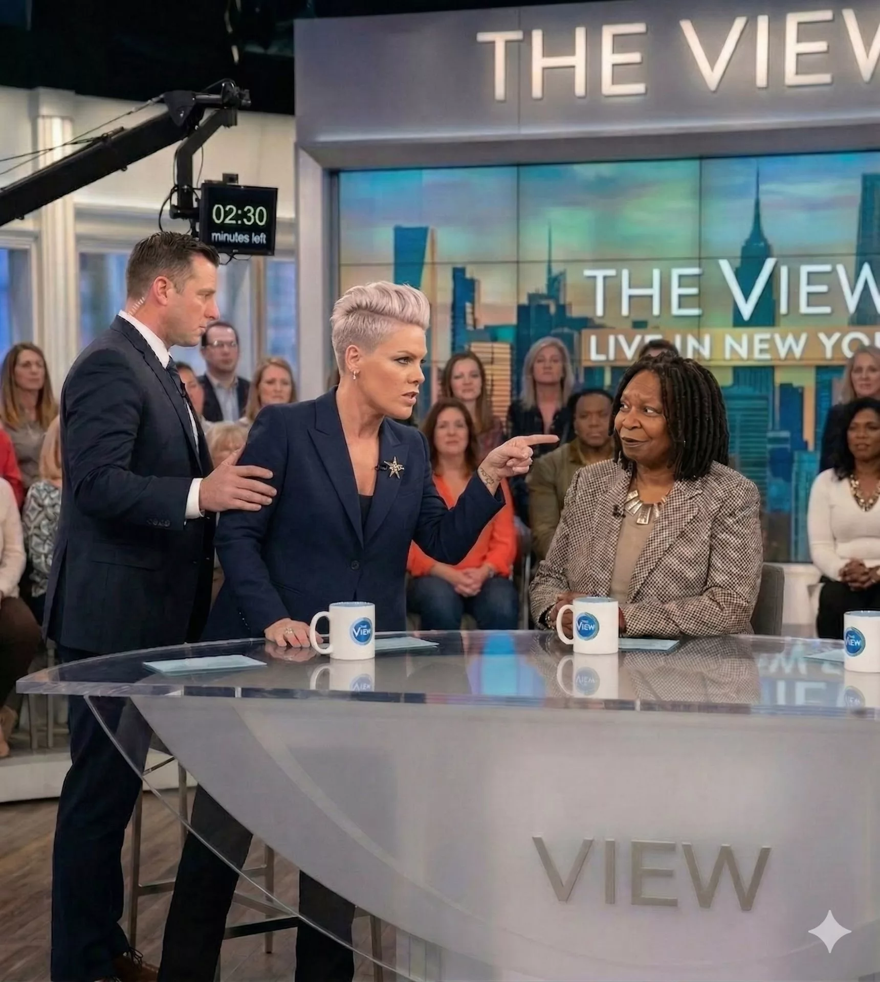 Cover Image for P!nk stepped onto the set of The View seemingly unaware that, in just a matter of minutes, all the boundaries of “safe television” would be completely shattered.