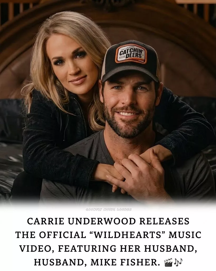 Cover Image for Carrie Underwood has released the official music video for “Thorns,” and it is one of her most heartfelt visuals yet. The video features her husband, Mike Fisher, adding an emotional layer to a song that already speaks deeply about struggle, healing, and unconditional love.