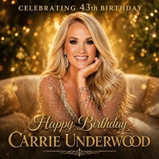 Cover Image for 🎉 TODAY… THE WORLD STOPS FOR Carrie Underwood 💛
