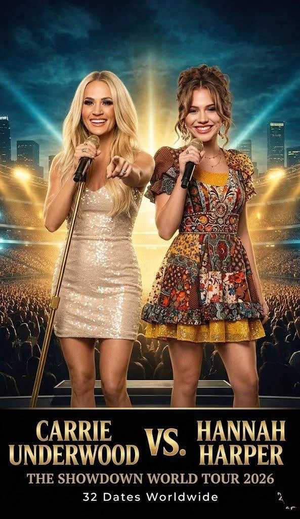 Cover Image for 🔥 HANNAH HARPER JUST SET THE WORLD ON FIRE Hold your breath — Hannah Harper, the rising voice from American Idol, has officially ignited global excitement with a dramatic face-off alongside Carrie Underwood, sending shockwaves through music lovers around the world.