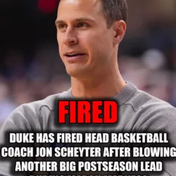SHOCKWAVE IN DURHAM: Duke Fires Jon Scheyer After "Humiliating" Collapse; President Cites Intentional Loss Suspicions