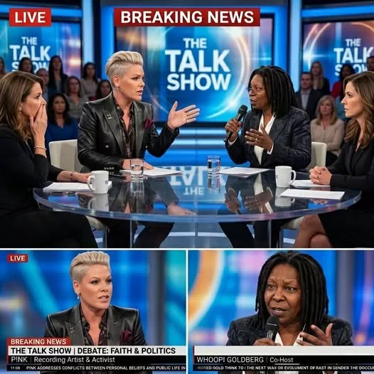 Cover Image for 🎥 LIVE ON THE VIEW: The Moment P!nk Broke the Rules of “Safe Television”
