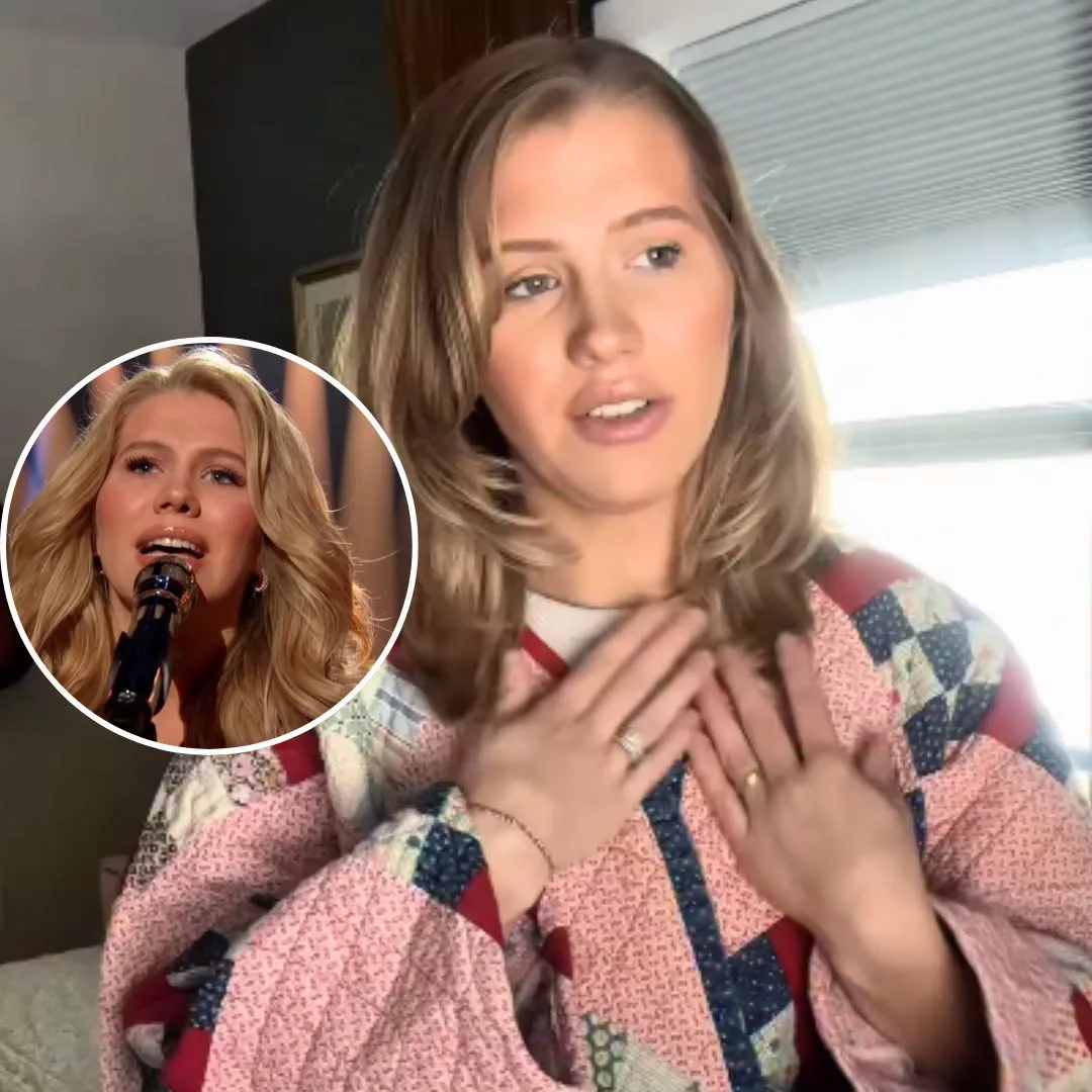 Cover Image for HANNAH HARPER CAN ONLY SING COUNTRY SONGS..This is what her fans are saying out of anger! Fans think she ruined the theme of “rock and roll night” by picking a slow song and sitting on a chair with a guitar to sing!