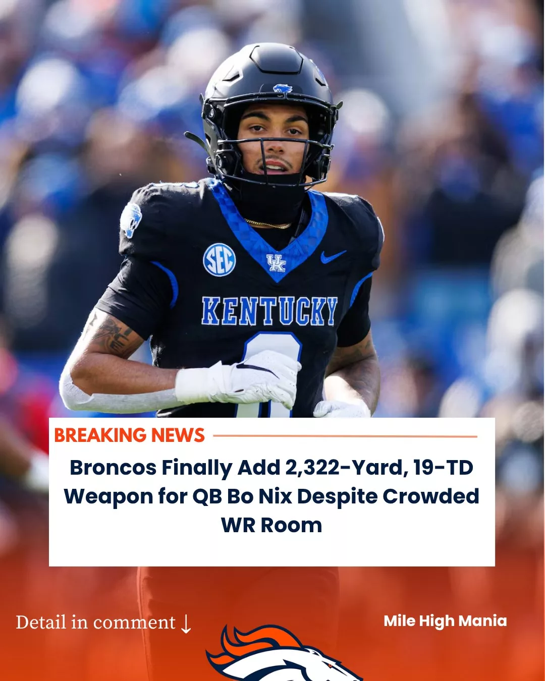 Cover Image for 🔥 Dane Key Brings Production, Size, and Upside — Broncos May Have Found a Hidden Weapon for Bo Nix