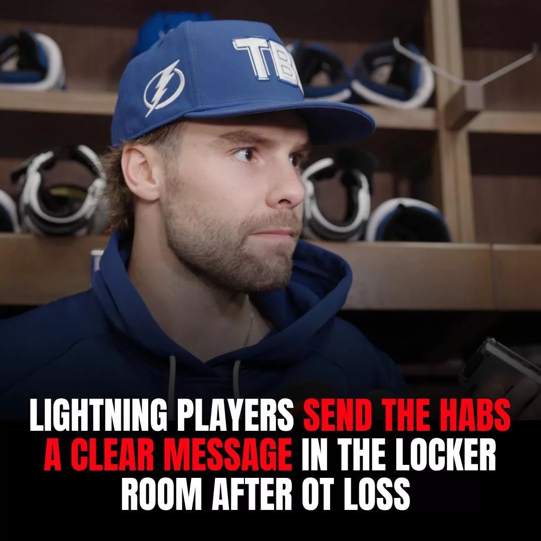 Cover Image for Lightning players focused on one thing in the locker room after the loss to the Canadiens!