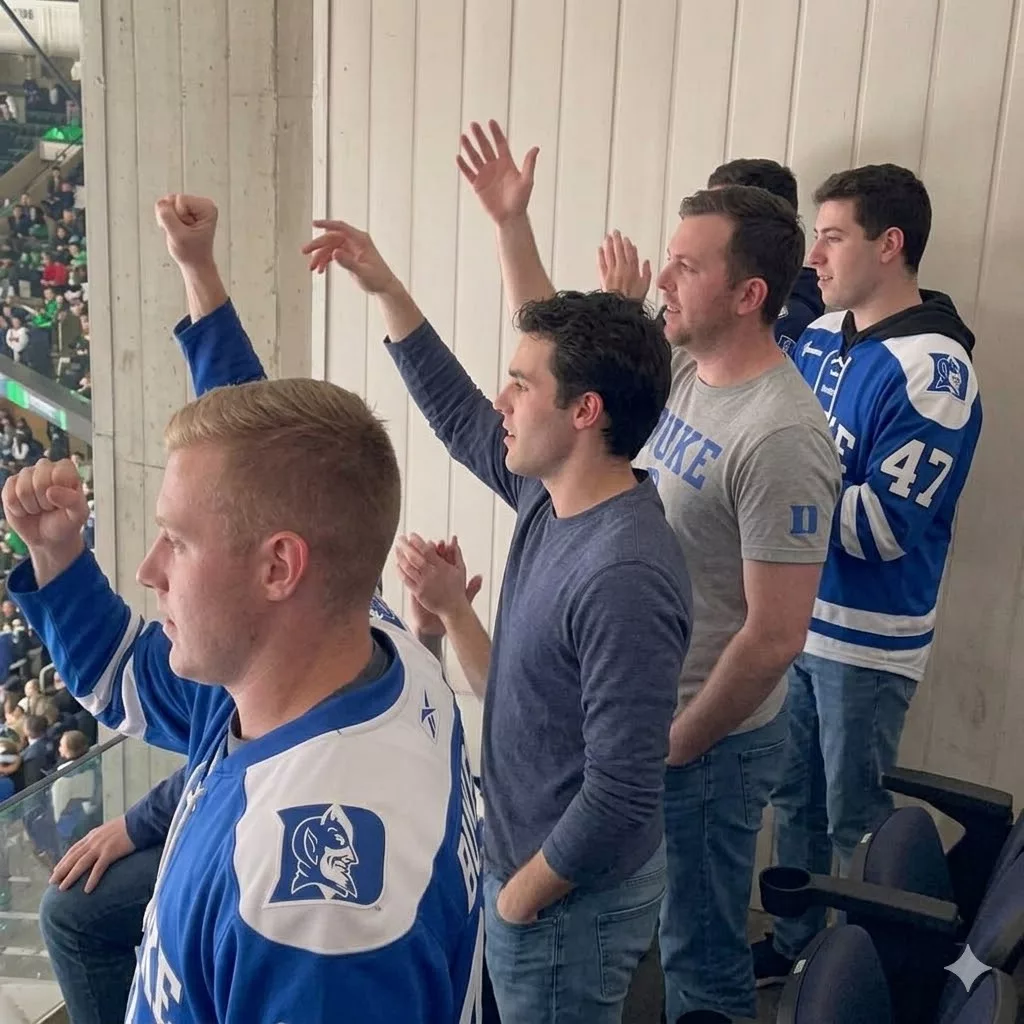 Cover Image for Duke Blue Devils fans are under investigation after shocking footage shows them performing a Nazi salute at a game [VIDEO]