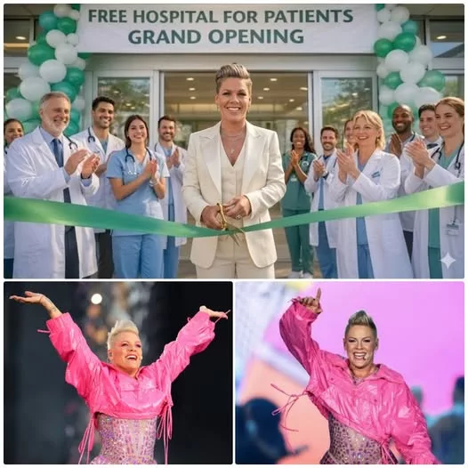 Cover Image for P!nk JUST OPENED AMERICA’S FIRST 100% FREE COMMUNITY HEALTH CENTER — “THIS IS THE PURPOSE BEHIND EVERY VICTORY OF MINE”