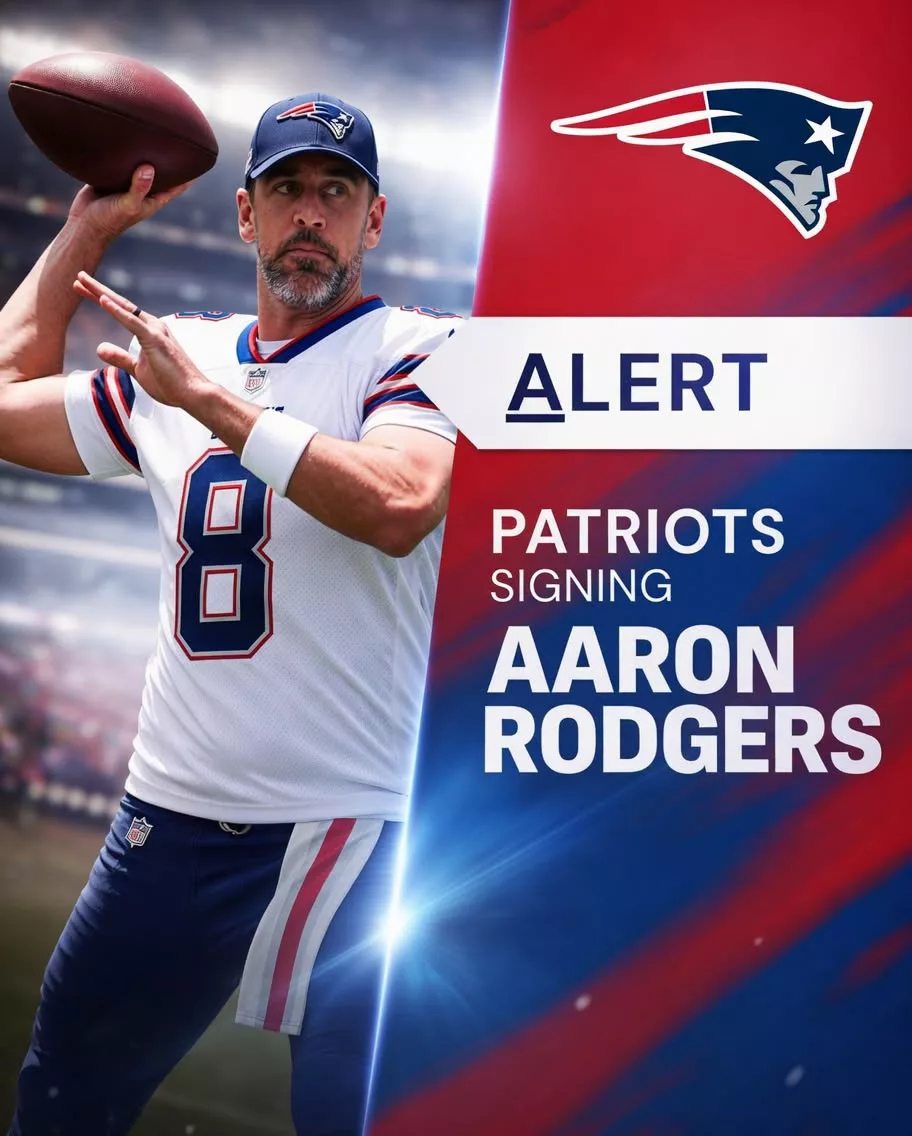 Cover Image for 🏈🔥 GREAT MOVE: Aaron Rodgers Joins the New England Patriots as Veteran Backup — A New Chapter Begins in Patriots Nation