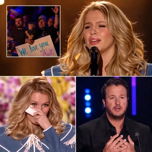 Cover Image for SHE TRIED TO HOLD BACK THE TEARS… BUT THE MOMENT TOOK OVER !!!