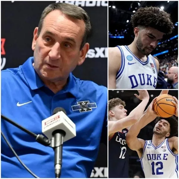 Cover Image for “A CRIME AGAINST BASKETBALL”: Coach K Blasts Critics of Cameron Boozer Following Heartbreaking Play-In Drop